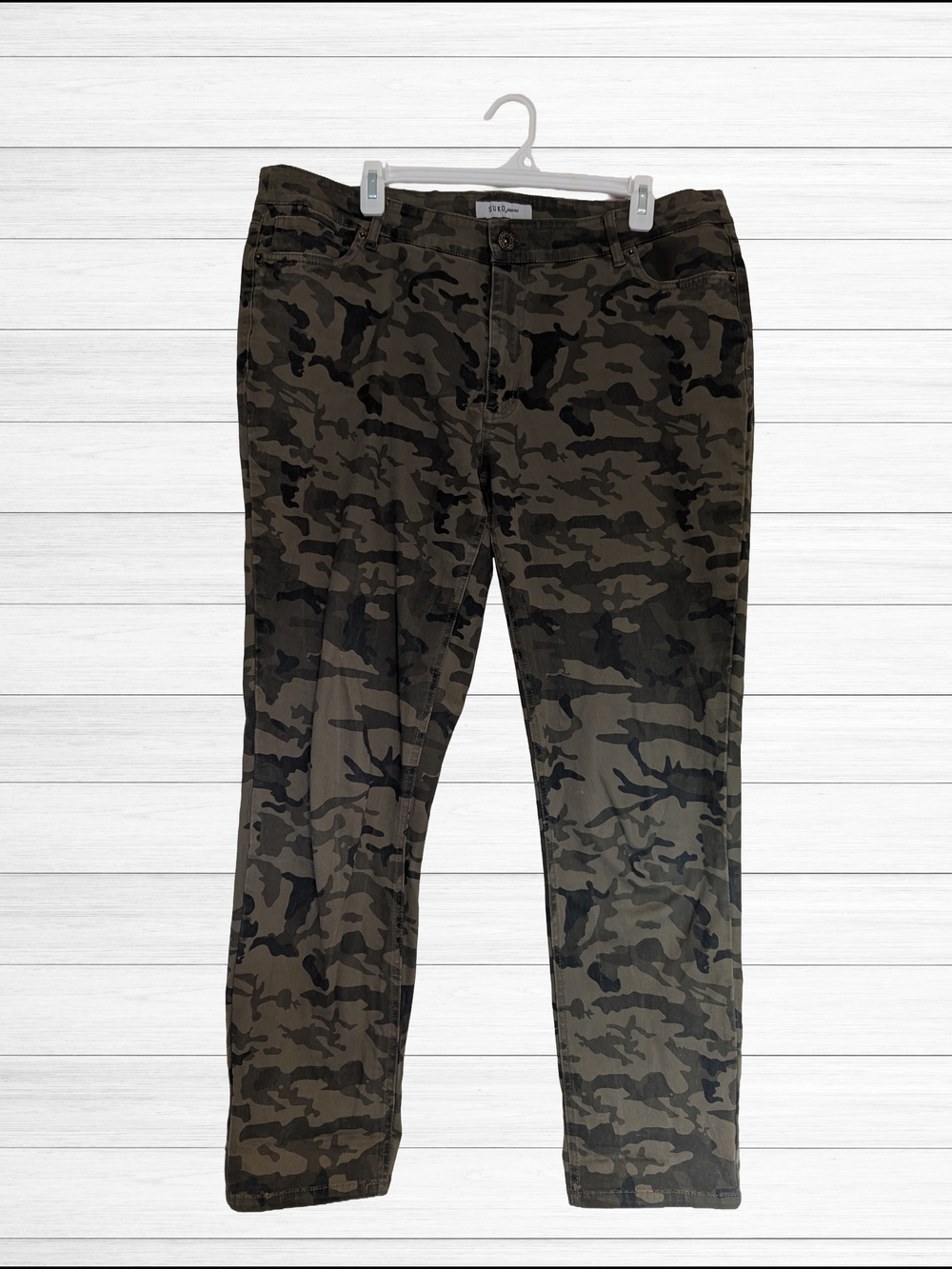 Suko Jeans | Camo Pants | Size 16